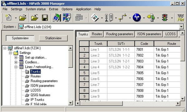 Setting Pabx Siemens Hipath 3800