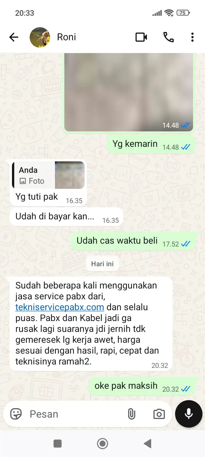 Testimoni Palangan kami perkantoran jakarta